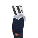 Beekeeping Bee Half Body Hoodie Veil Protective Gear - Side View