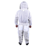Beekeeping Bee Full Suit 3 Layer Mesh Ultra Cool Ventilated Hoodie Veil Beekeeping Protective Gear Size M - Side View