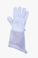 Beekeeping Bee Gloves Goat Skin 3 Mesh Ventilated Gloves-S - Front View