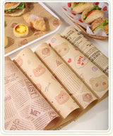 200 Sheets of PE Coated Kraft Paper 28×38 cm Style-2 - Top-Down View