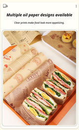 200 Sheets of PE Coated Kraft Paper 28×38 cm Style-2 - 45-Degree Angle