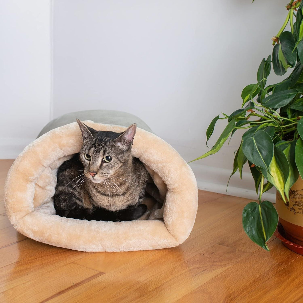 Universal Warm Pet Bed for Cats and Dogs Gray