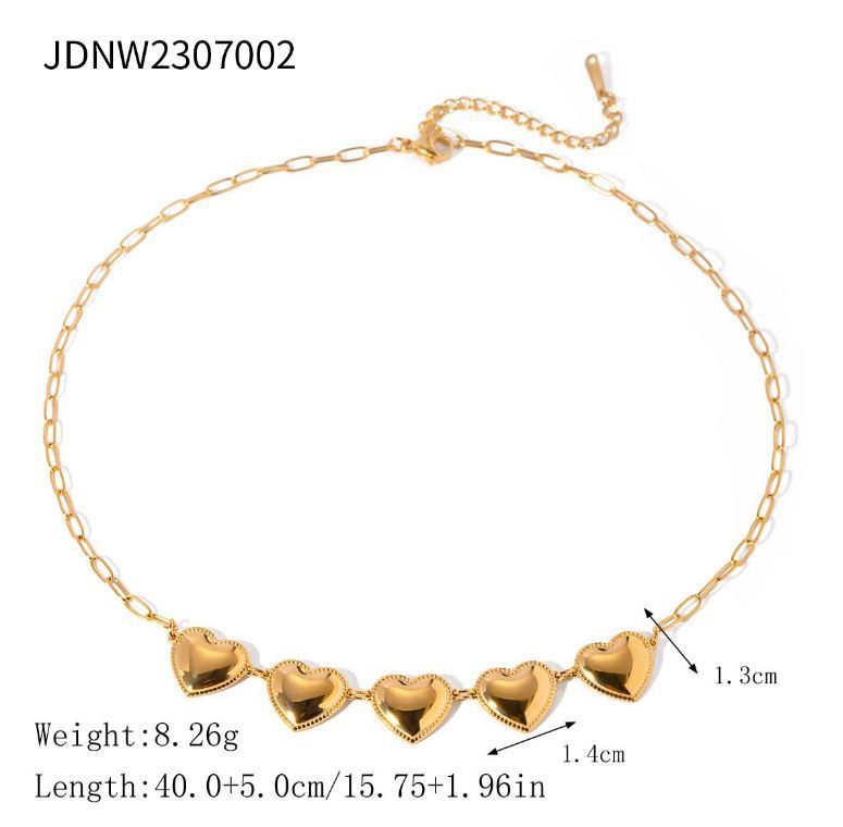 Classic Stainless Steel Necklace JDNW2307002