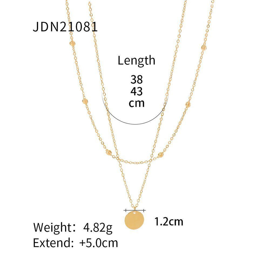 Classic Stainless Steel Necklace JDN21081