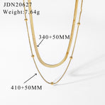 Classic Stainless Steel Necklace JDN20627