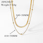 Classic Stainless Steel Necklace JDN20627