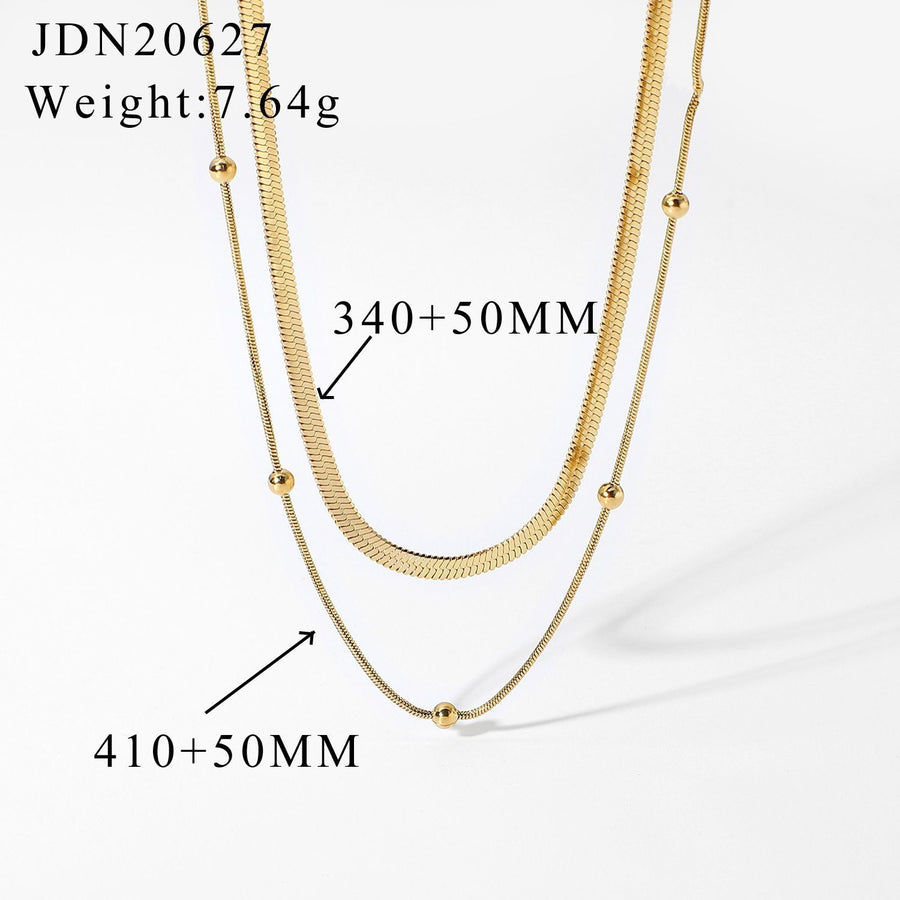 Classic Stainless Steel Necklace JDN20627