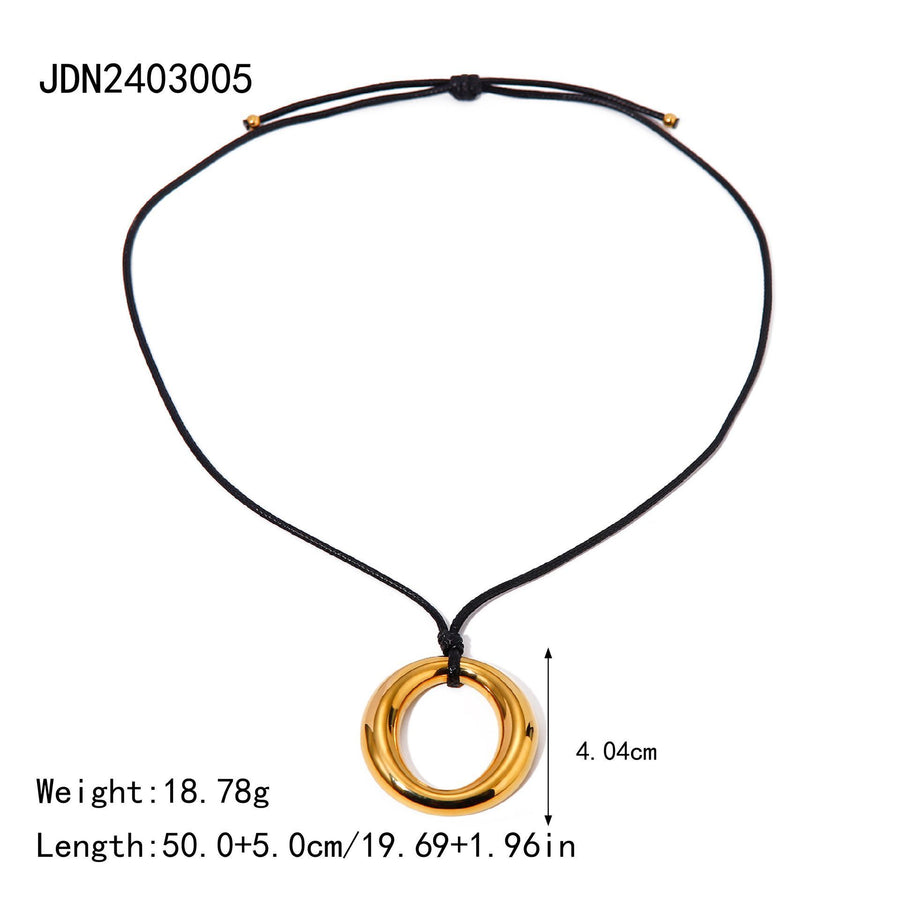 Classic Stainless Steel Necklace JDN2403005