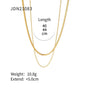 Classic Stainless Steel Necklace JDN21083