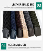Men's Woven Belt Black 03