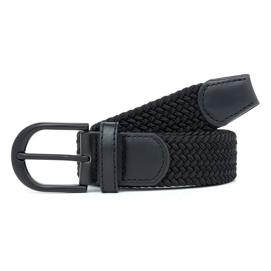 Men's Woven Belt Brown 02