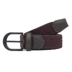 Men's Woven Belt Brown 03
