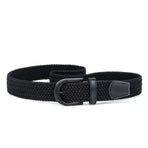 Men's Woven Belt Beige 01