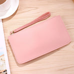 Pink Women's Soft PU Leather Wallet
