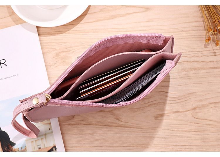 Pink Women's Soft PU Leather Wallet