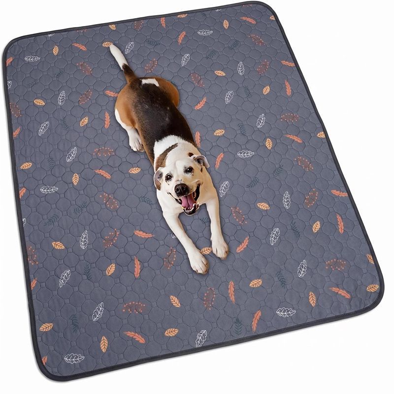 2pcs Grey Pet Pad, Size S (50×35cm)