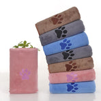 Blue Pet Towel 50x100cm 3Pcs