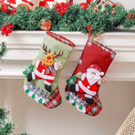 2pcs Santa Claus Christmas Stocking
