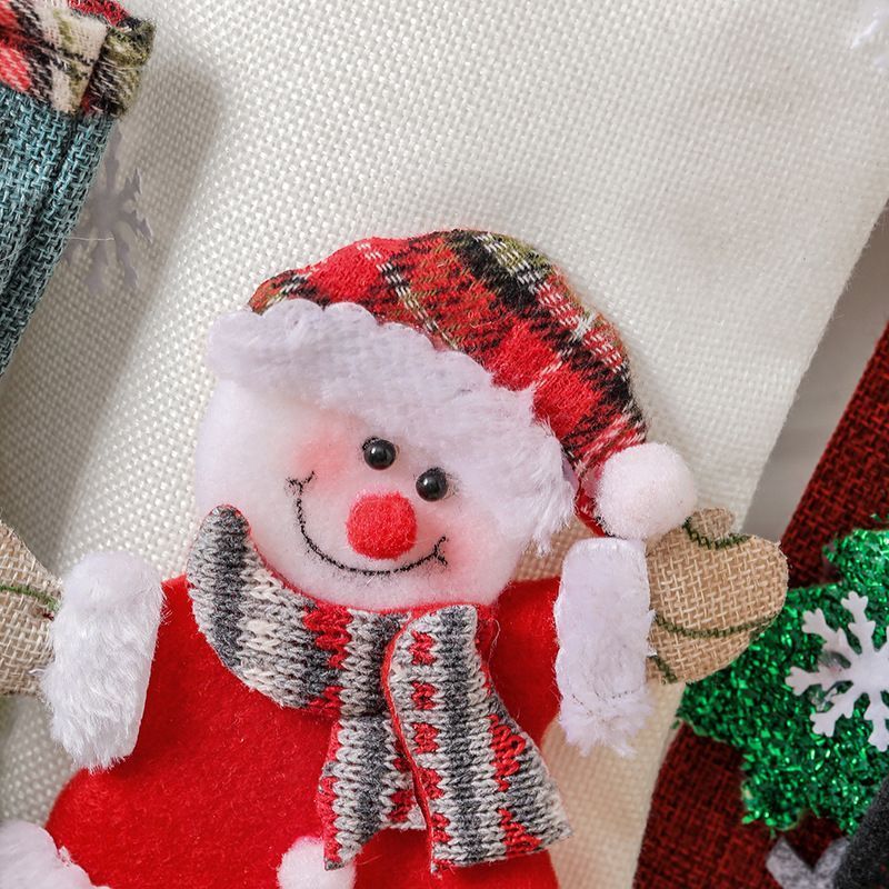 2pcs Santa Claus Christmas Stocking