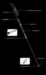 Carbon Fiber Trekking Pole, Lake Blue - 105cm, 1 Pack (Suitable for height 155-165cm)
