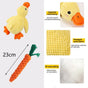Small & Large Plush Ducks with Rope Carrot