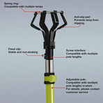 Light Bulb Changing Tool 3 Pcs Set Black