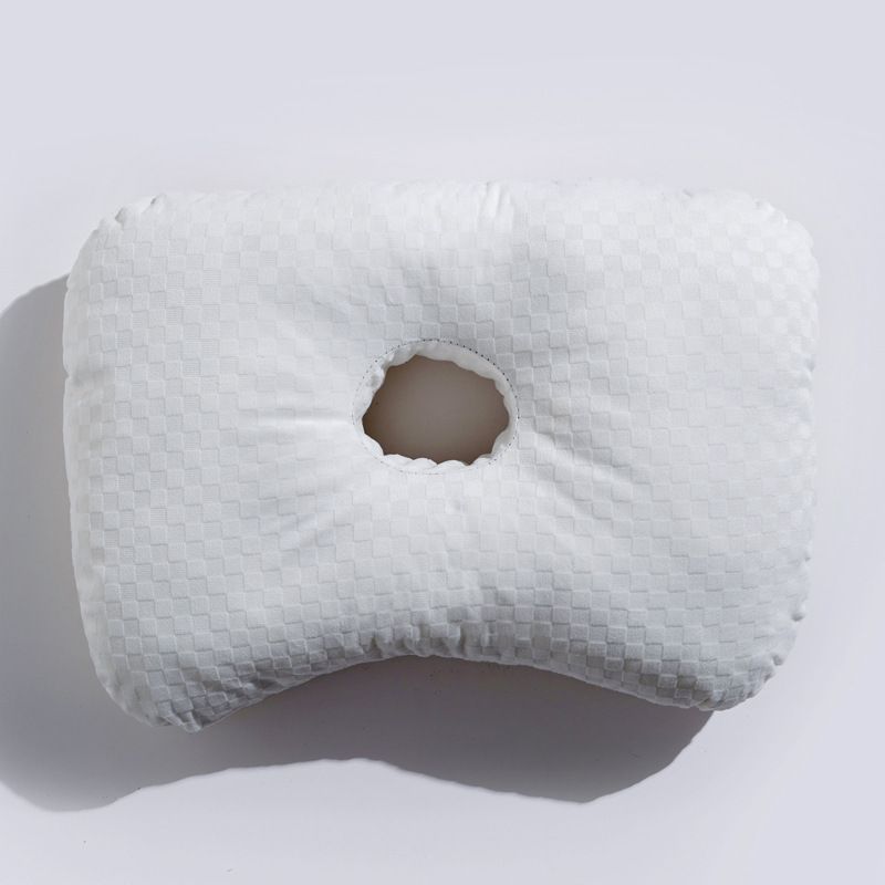 Ear Protection Pillow, Checkerboard White