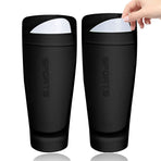 2 Pairs Soccer Shin Guard Sock White Size S