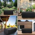 Garden Table Cover Black 06