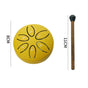 Ethereal Drum, Leaf‑Shaped Gold (Sheet Music + Mallet + Storage Pouch)
