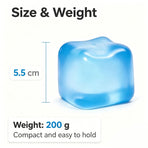 Soft Cube Squishy 5.6cm Stress Relief Fidget Toy (pink)