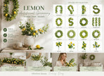 1.75m Spring Lemon Hanging Vine Home Decor Pack of 2