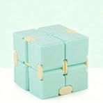 1pk Pastel Green Infinity Cube Fidget Toy Gift Box