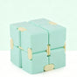 1pk Pastel Green Infinity Cube Fidget Toy Gift Box