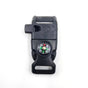 4pk Black Multi Survival Paracord Buckle Flint Whistle Compass