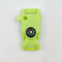 4pk Fluorescent Green Multi Survival Paracord Buckle Flint Whistle Compass