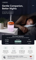 2 Pack Water Drop Humidifier 330ML Green, Mixed Holiday Pack