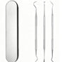 3pcs Style C Dental Tools Kit Scaler Double End Probe