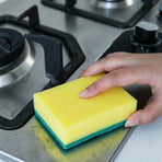 6pk Waist Shape Dual Sided Dish Sponge