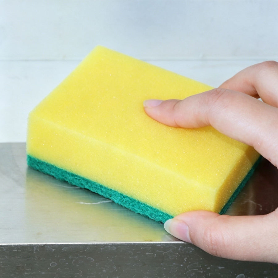 10pk Waist Shape Dual Sided Dish Sponge