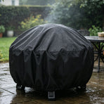 Durable Waterproof Fire Pit Cover Black 77x31cm