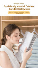 Max Size PVC Wardrobe Suspended Storage Caddy, 12 independent compartments for full apparel sorting, muted Dusk Grey