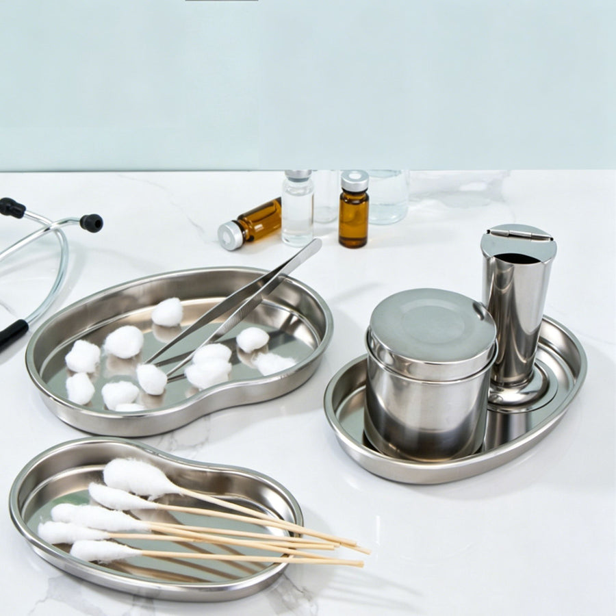 Small Curved Tray 201 Stainless Steel 2pcs
