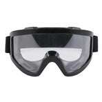 Heartwarming Sports Goggles Wind Sand Protection, Black Frame Clear Lens