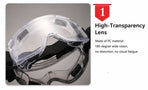 Ideal Outdoor Lover Gift Wind Block Goggles, Red Frame Clear Lens