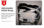 Ideal Outdoor Lover Gift Wind Block Goggles, Red Frame Clear Lens