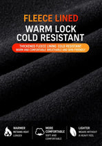 Coldproof Neck Cover, Grey & Black Long Style, One Size, 2 Pcs