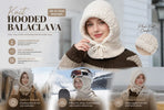Budget-Friendly Integrated Knitted Hat Grey One Size, Wind Shield Construction For Ski Sessions & Daily Wear