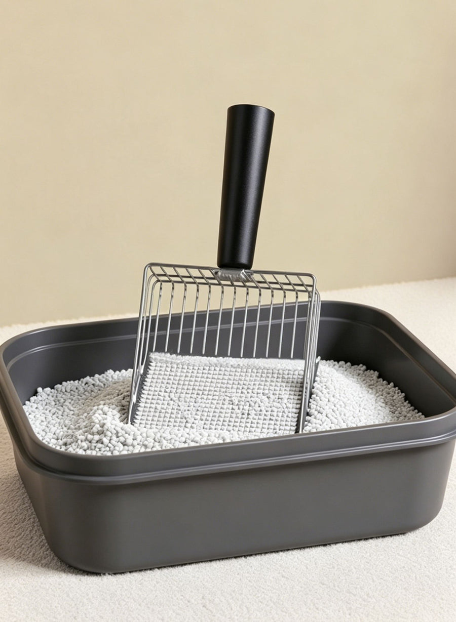Bright Yellow Litter Scoop Set