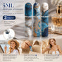 Rich Deep Ocean Tone 5ml Travel Refillable Scent Atomiser, Bottom Fill Pocket Mini Perfume Bottle 3 Pack, Deep Sea Blue